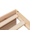 vidaXL Dnevni krevet s madracem 90 x 200 cm od masivne borovine