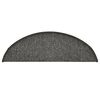 vidaXL Prostirke za stepenice 15 kom 56x17x3 cm tamno sive poluokrugle
