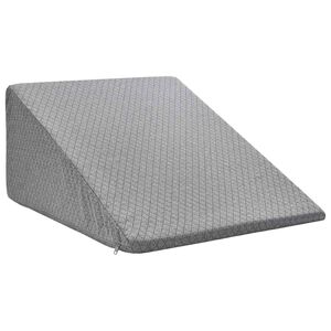 vidaXL Jastučić za noge 60 x 50 x 30 cm Mek Pjena za pamćenje Siva