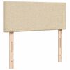 vidaXL Krevet box spring s madracem krem 120 x 190 cm od tkanine