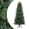 vidaXL Umjetno božićno drvce s nogom 180 cm PVC i PE Zelena