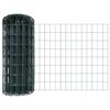 vidaXL Euro ograda s postom 10 x 0,4 m Čelik premazan PVC-om Zelena