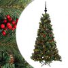 vidaXL Umjetno božićno drvce s kuglicom 150 cm 150 LED lampica