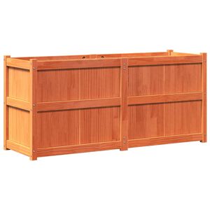 vidaXL Vrtna sadilica vo&scaron;tano smeđe boje 150 x 50 x 70 cm od borovine