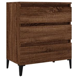 vidaXL Komoda boja smeđeg hrasta 60 x 35 x 70 cm konstruirano drvo