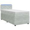 vidaXL Boxspring krevet s madracem Svjetlosiva 100 x 200 cm Bar&scaron;un