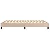 vidaXL Okvir za krevet s oprugom boja cappuccina 140x200 cm od umjetne kože