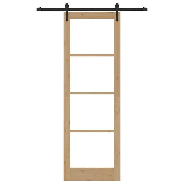 vidaXL Klizna vrata ORKDAL Prirodna 78 x 232 cm