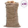 vidaXL Jutene vreće 30 kom 65 x 135 cm 100 % juta 220 g/m&sup2;