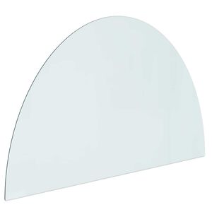vidaXL Staklena ploča za kamin *Transparent*an 1000 x 600 mm Stakl