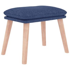 vidaXL Tabure plavi 45 x 29,5 x 35 cm od tkanine