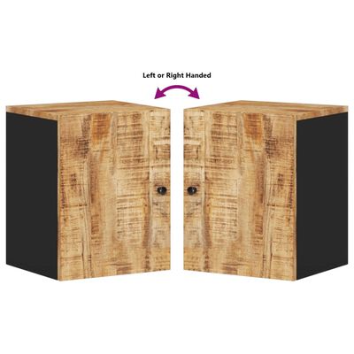 vidaXL Kupaonski zidni ormarić 38 x 33 x 48 cm od masivnog drva manga