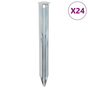 vidaXL Klinovi za &scaron;ator 24 kom 17 cm &Oslash; 20 mm od pocinčanog čelika