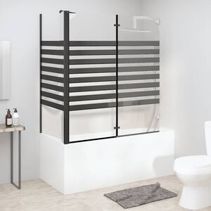 vidaXL Prugasta tu&scaron;-kabina 120 x 68 x 130 cm od kaljenog stakla