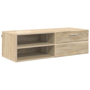 vidaXL Drveni ormar Sonoma hrast 100,5 x 39 x 30 cm Konstruirano drvo