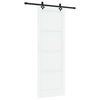 vidaXL Klizna vrata ORKDAL Bijela 83 x 232 cm Masivna borovina