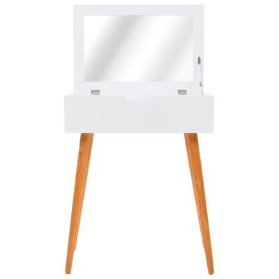 vidaXL Toaletni stolić od MDF-a s ogledalom 60 x 40 x 75 cm