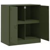 vidaXL Komoda maslinastozeleni 67 x 39 x 73 cm čelična