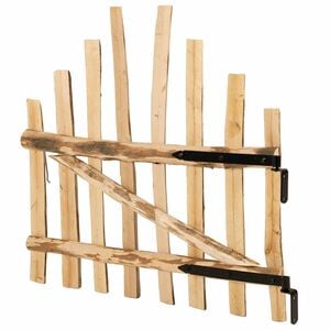 vidaXL Lukasta ograda 100 x 90 cm Impregnirano drvo lje&scaron;njaka Prirodna
