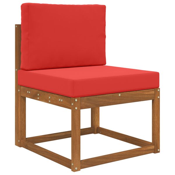 vidaXL Jastuk za vanjsku sofU 2 pcs Crvena Poliester