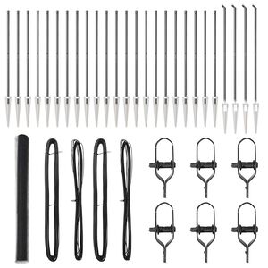 vidaXL Stup za ogradu Siva