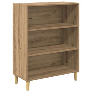 vidaXL Kreveta Umjetnički hrast 69,5 x 32,5 x 90 cm Konstruirano drvo