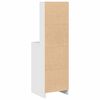vidaXL Highboard Bijelo 40 x 40,5 x 135 cm Konstruirano drvo
