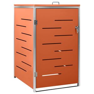 vidaXL Spremi&scaron;te za kantu za smeće 69x77,5x115 cm nehrđajući čelik