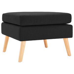 vidaXL Tabure od tkanine crni