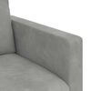 vidaXL Sofa 2 pcs Svijetlo siva 138 x 78 x 80 cm Bar&scaron;un