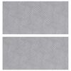 vidaXL Stepenica 2 kom. 50 x 25 cm Srebrno Aluminij Pravokutni