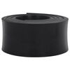 vidaXL Gumeni rub za snježni plug crni 300x15x2 cm