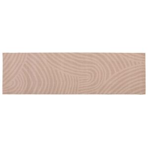 vidaXL Kuhinjski Tepih Taupe skandinavski 150 x 45 cm 100% poliamid