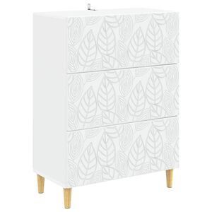 vidaXL Ormar s ladicama Bijela 66 x 34,5 x 90 cm Konstruirano drvo