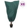 vidaXL Navlake od flisa za biljke s vezicom 8 kom 70 g/m&sup2; 0,8 x 1,2 m