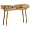 vidaXL Konzolni stol 118 x 30 x 77 cm od masivnog drva manga