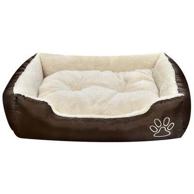 vidaXL Topli krevet za pse s podstavljenim jastukom M