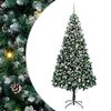 vidaXL Umjetno božićno drvce Zelena 240 cm PVC i Čelik i Plastika