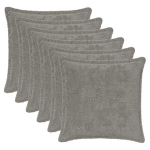 vidaXL Presvlaka za jastuk 6 kom. HOUTEN Svjetlosiva 30 x 30 cm