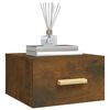 vidaXL Zidni noćni ormarići 2 kom dimljenog hrasta 35x35x20 cm