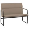vidaXL Klupa boja cappuccina 100x64x80 cm od umjetne kože