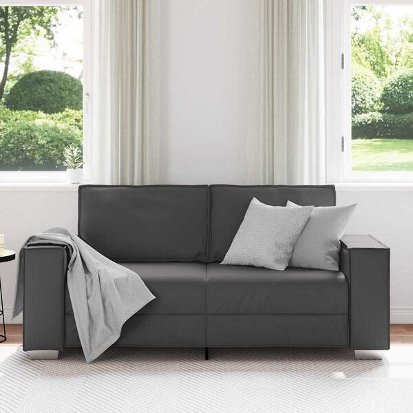 vidaXL Sofa Siva 180 x 78 x 84 cm tkanina