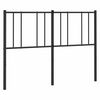 vidaXL Metalno zamjensko uzglavlje crno 150 cm