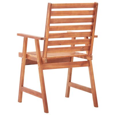 vidaXL Vrtne blagovaonske stolice s jastucima 2 kom od bagremovog drva