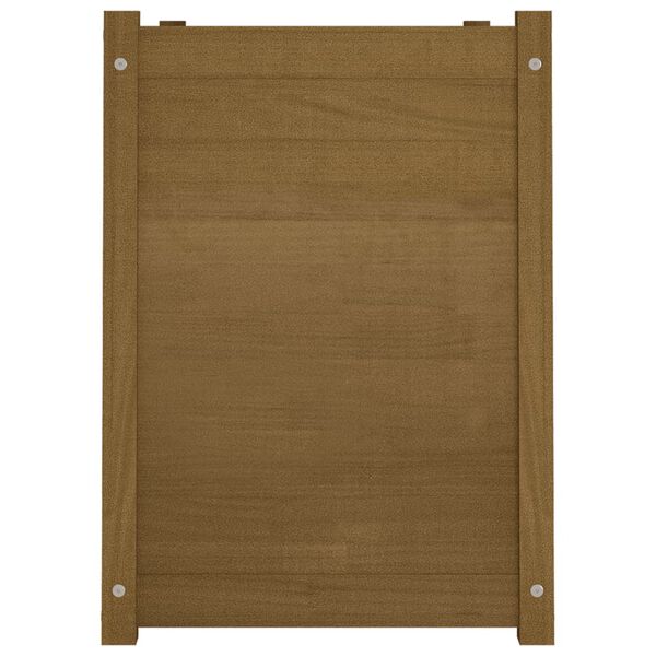 vidaXL Vrtna sadilica smeđa boja meda 100x50x70 cm od masivne borovine