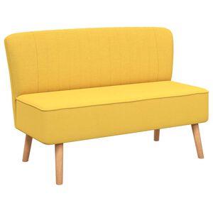 vidaXL Sofa 117x55,5x77 cm Tkanina Žuta
