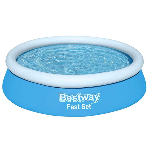 Bestway bazen na napuhavanje Fast Set okrugli 183 x 51 cm plavi