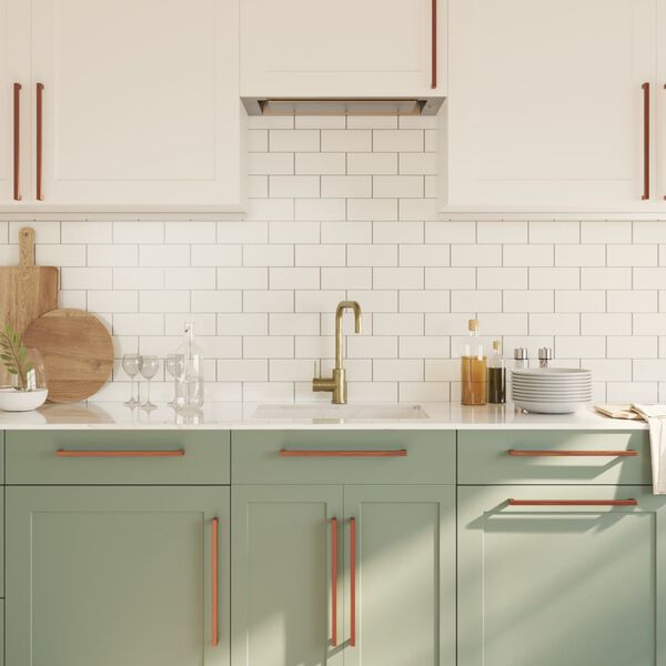 vidaXL Ručke za ormarić 20 kom brončane 320 mm od nehrđajućeg čelika