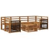 vidaXL Set vanjskih sofa 7 kom. Prirodna Čvrsto drvo akacije