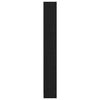vidaXL Polica Crni hrast 60 x 24 x 176 cm Konstruirano drvo